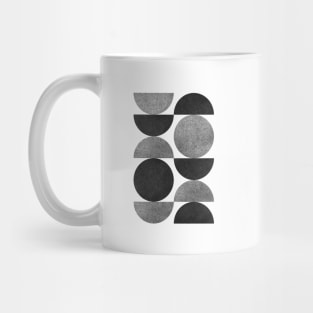 Black and White Retro Scandinavian Mug